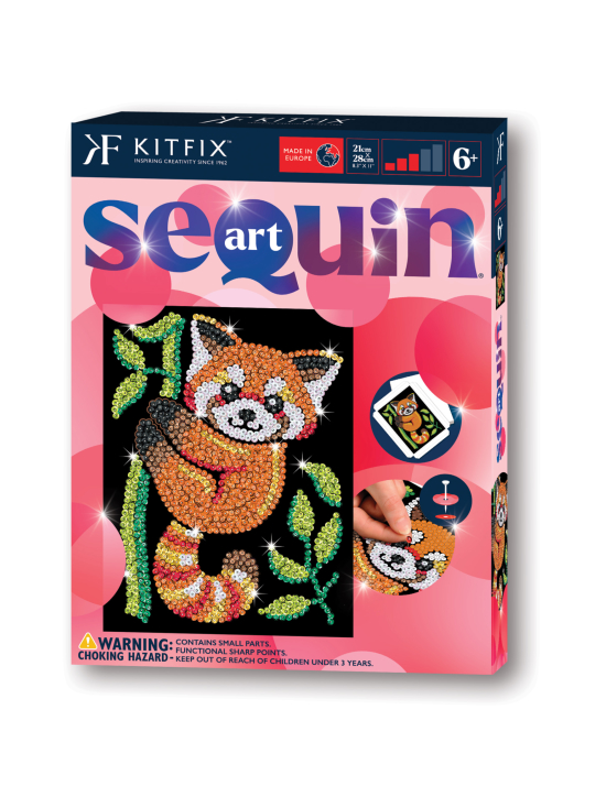 KITFIX - KITFIX Paljettimaalaus Red Kultapanda - photo 1 KITFIX - KITFIX Paljettimaalaus Red Kultapanda | Stockmann - photo 1