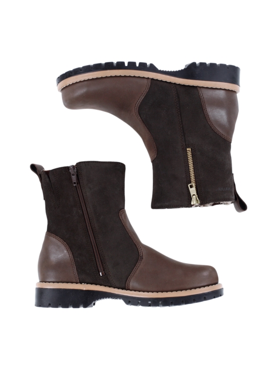 Pomar - TASSU Naisten Zero Waste nilkkurit - BROWN PULL-UP/SUEDE/TAN S | Stockmann - photo 4