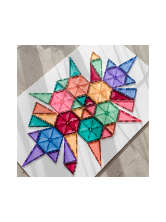 CONNETIX - CONNETIX Magneettinen rakennussarja Pastel Geometria, 40 osaa | Stockmann - photo 5