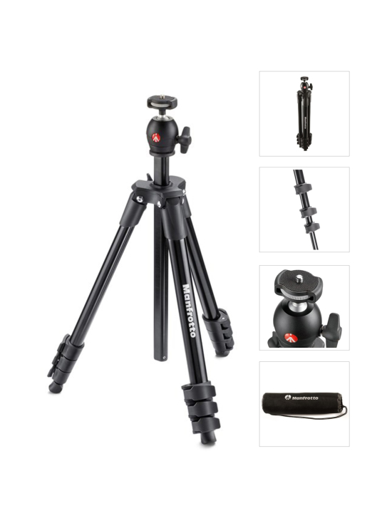 Manfrotto - Manfrotto Compact Light kolmijalka - Punainen - photo 2 Manfrotto - Manfrotto Compact Light kolmijalka - Punainen | Stockmann - photo 2