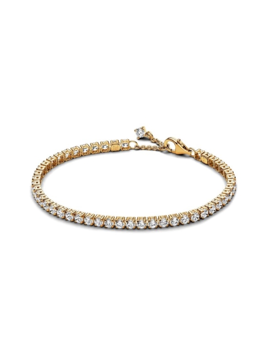 Pandora - Säihkyvä tennisrannekoru Kullattu / Sparkling Tennis Bracelet 14k Gold Plated 561469C01 | Stockmann - photo 3
