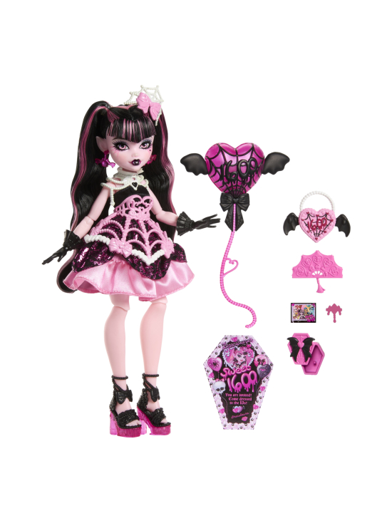MONSTER HIGH - MONSTER HIGH pelottava suloinen syntymäpäivä - Draculaura-nukke - photo 2 MONSTER HIGH - MONSTER HIGH pelottava suloinen syntymäpäivä - Draculaura-nukke | Stockmann - photo 2