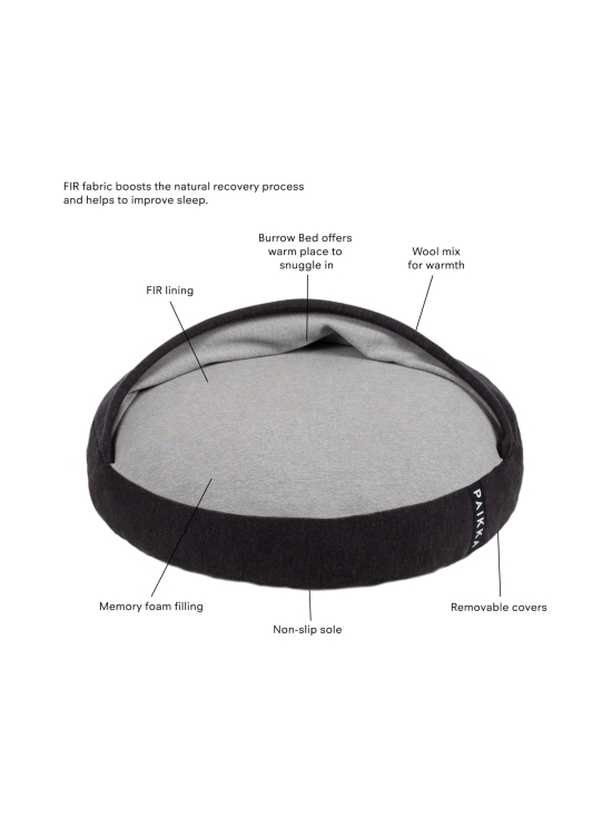 PAIKKA - Recovery Burrow Bed Grey - HARMAA - photo 3 PAIKKA - Recovery Burrow Bed Grey - HARMAA | Stockmann - photo 3