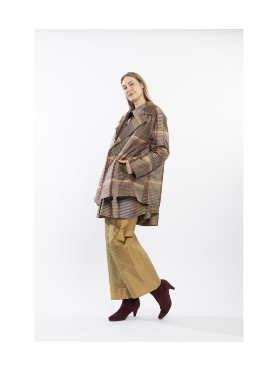 Miia Halmesmaa - SILKKI BLEISERI, RUUTU - BEIGE | Stockmann - photo 4