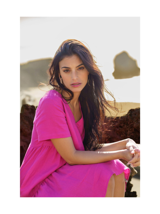 Nakoa - Pellava Kerrosmekko, Candy Pink - CANDY PINK (PINKKI) | Stockmann - photo 4