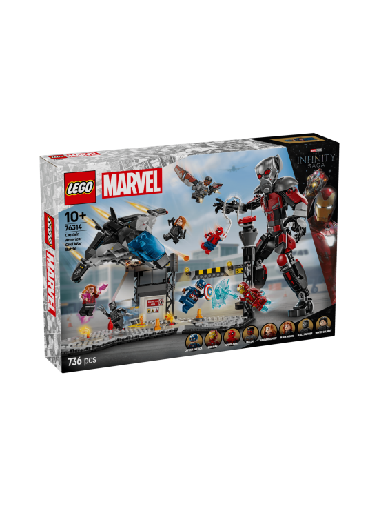 LEGO SUPER HEROES - LEGO Super Heroes Captain America: Civil War Toimintataistelu 76314 - photo 1 LEGO SUPER HEROES - LEGO Super Heroes Captain America: Civil War Toimintataistelu 76314 | Stockmann - photo 1