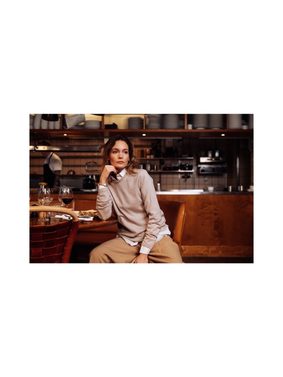 Berkeley - W's Wilton Merino Crew -villaneule - SAND | Stockmann - photo 2