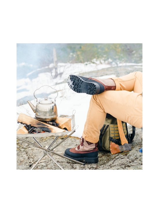 Pomar - KIIRUNA Miesten GORE-TEX huopasaappaat - BARK WAXY/PU/SAND FELT | Stockmann - photo 8