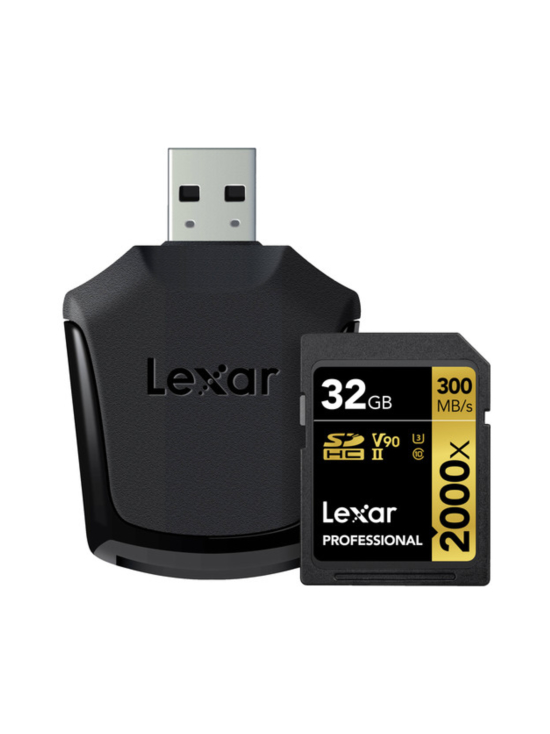 Lexar - Lexar 32GB Professional 2000x SDHC (UHS-II (U3)) + kortinlukija - photo 1 Lexar - Lexar 32GB Professional 2000x SDHC (UHS-II (U3)) + kortinlukija | Stockmann - photo 1