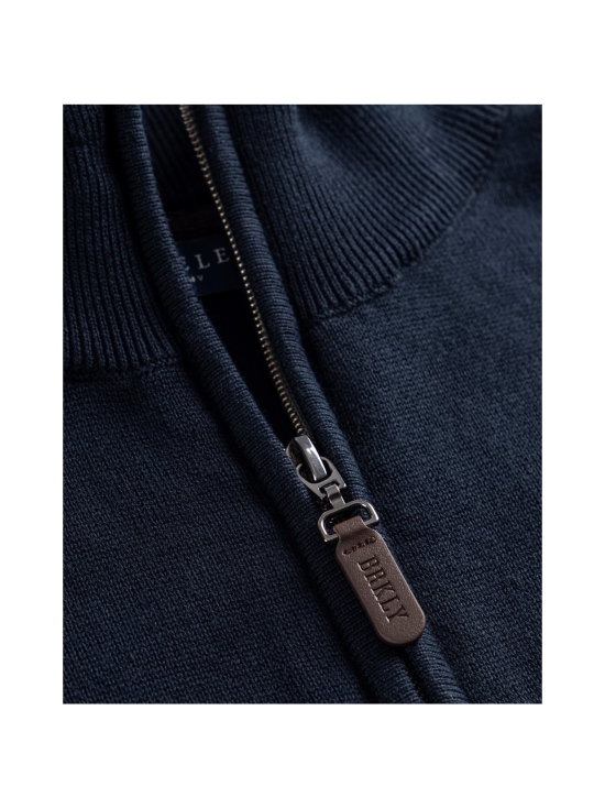 Berkeley - Brockton Halfzip -puuvillaneule - NAVY | Stockmann - photo 3
