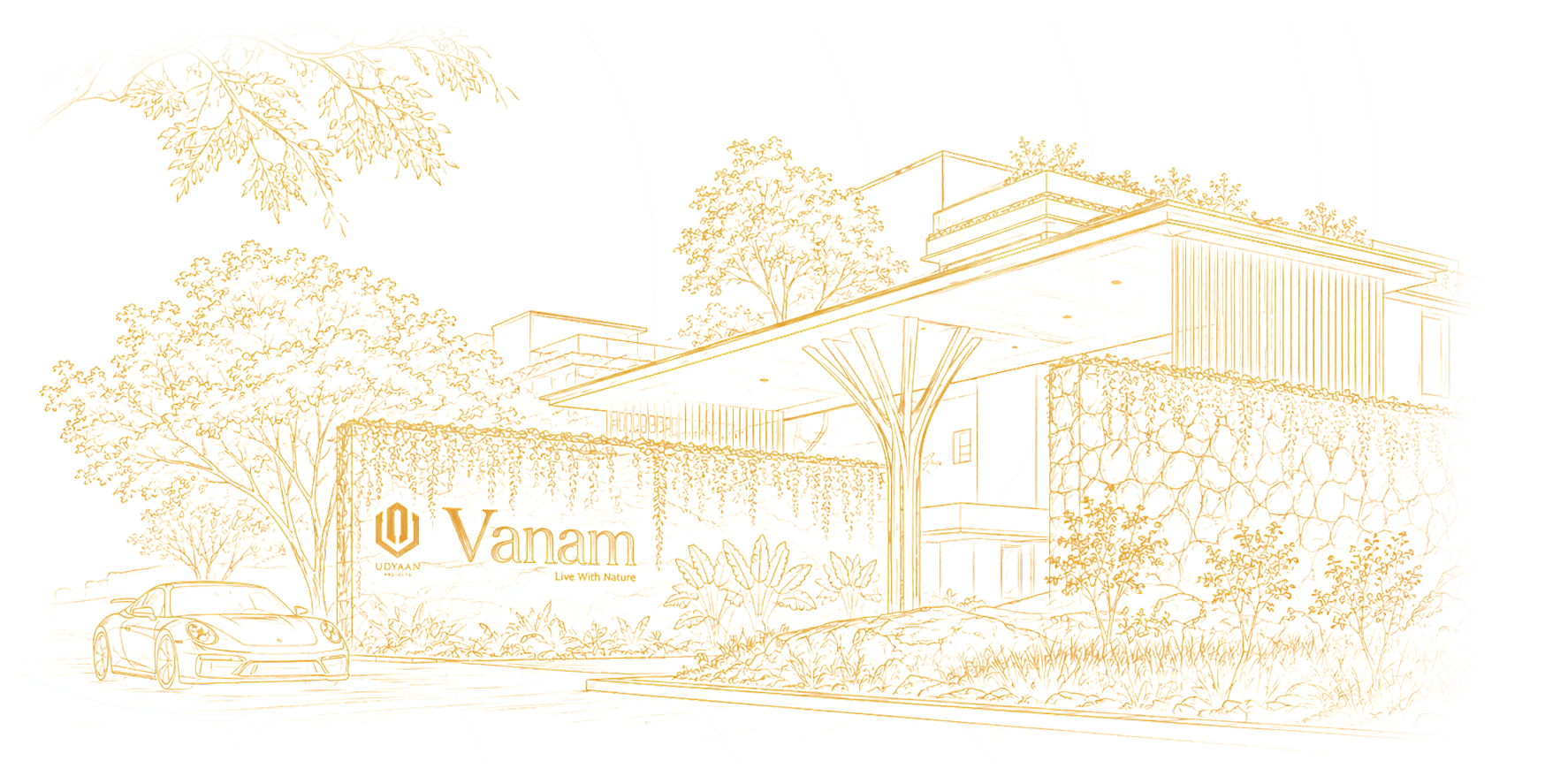 Udyaan architectural sketch