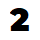 The number 2