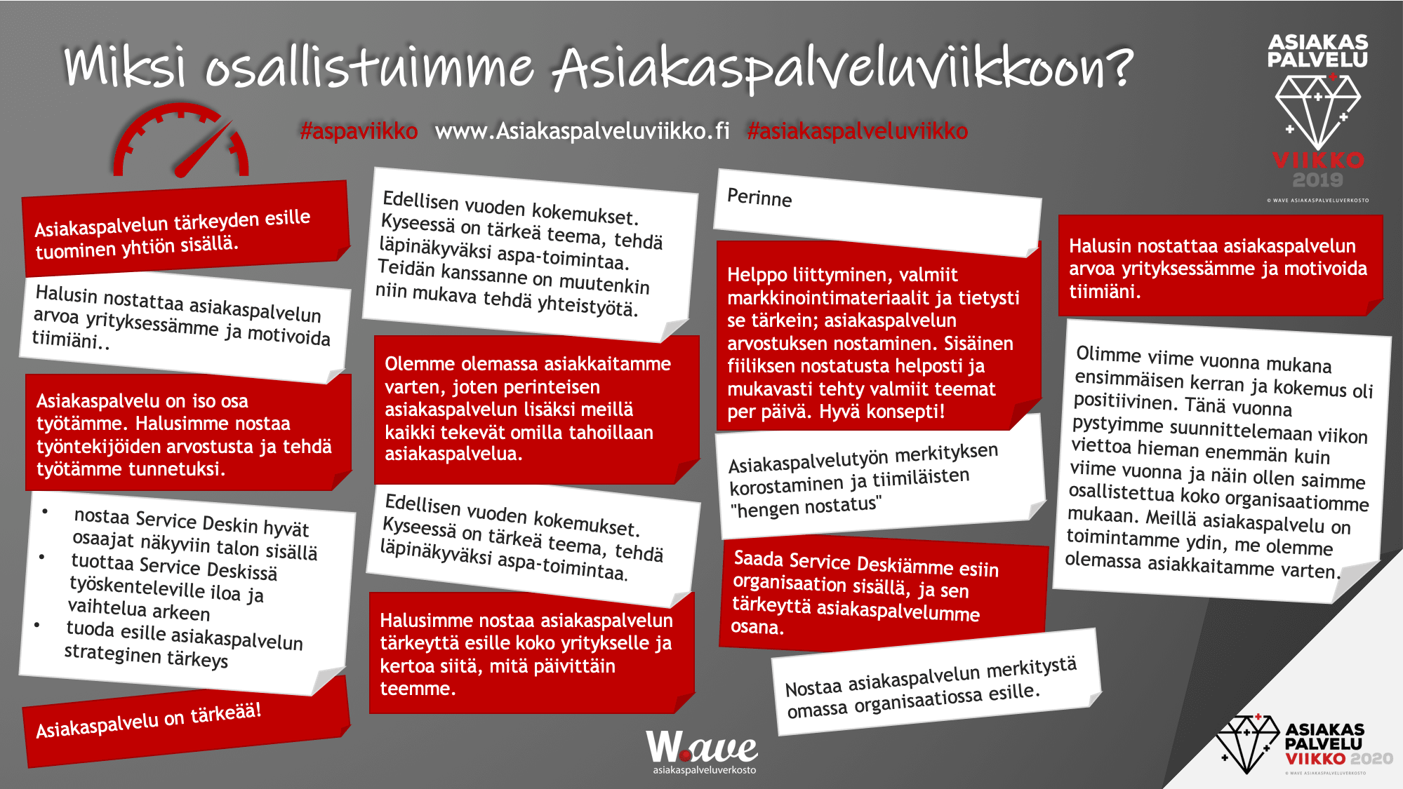 Asiakaspalveluviikko 2019 - miksi osallistuimme?