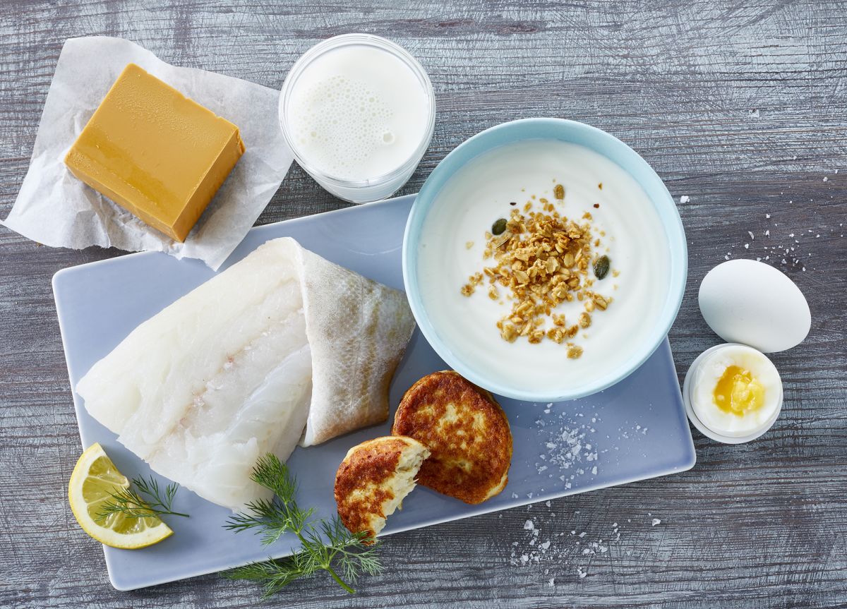 Knekkebrød og melk