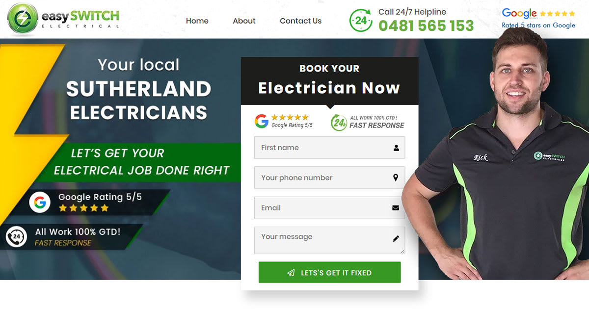 1 Best Electrician Kirrawee Easy Switch Electrical™