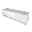 White Ottoman Bench Hire