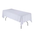 White Tablecloth for Large Trestle Table