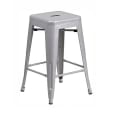 Silver Tolix Stool Hire