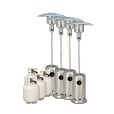 Pkg 4 - 4 x Mushroom Heater w/ Gas Bottles