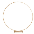 Gold Hoop Backdrop Hire