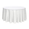 White Round Banquet Tablecloth Hire