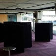 Partitions being hired at a Sydney cricket club