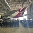 Qantas announces qantas 777-300 for conference attendees.