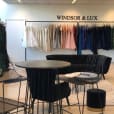 Windsor & lux boutique offering Black Wire Cocktail Table Hire.