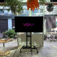 Our TV hired for an outdoor function