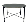 Black Cross Coffee Table Hire