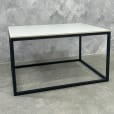 Black rectangle our coffee table available for hire