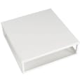 Top view of our white table riser