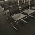 Our neatly aligned conference chairs