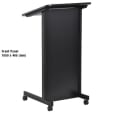 The dimensions of our portable lectern