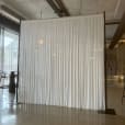 Our white silk drape in use at a function