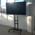 A TV and stand being hired at an event