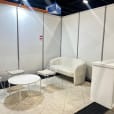 Our Boucle two seater sofa hired for an event