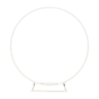 White Hoop Backdrop Hire