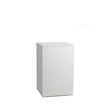 White Square Plinth Hire - Small