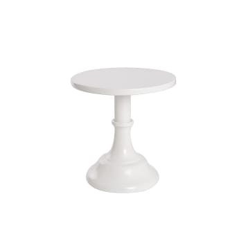 White Metal Cake Stand Hire - Small