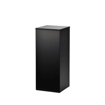 Black Square Plinth Hire - Medium