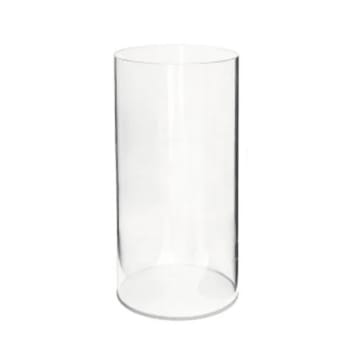 Clear Acrylic Round Plinth Hire - Large