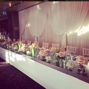 Gloss Bridal Table Hire