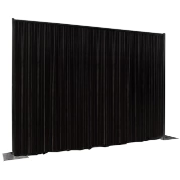 Black Drape Backdrop Hire (3mx6m)