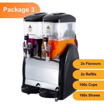 Slushie Machine Hire: Pkg 3 - *240 Drinks*