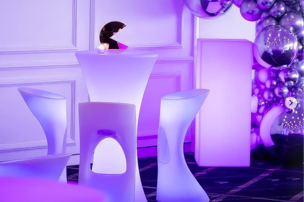 Glow themed events and furniture hire