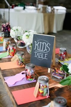 Child friendly wedding ideas