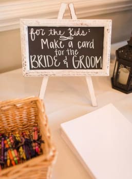 Child friendly wedding ideas