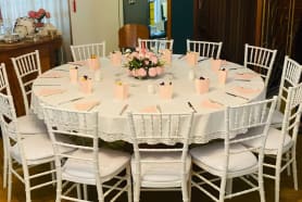 White Tiffany Chair For Wedding