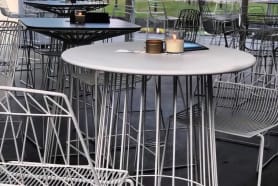 White Wire Cocktail Table 1 240x300